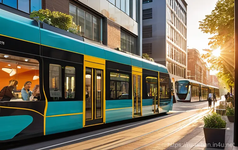 도시경제학 이론 - **Dynamic Urban Hub: A City That Attracts**
A vibrant and modern city scene during the late afte...